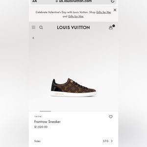 Louis Vuitton Frontrow Monogram Canvas Sneaker